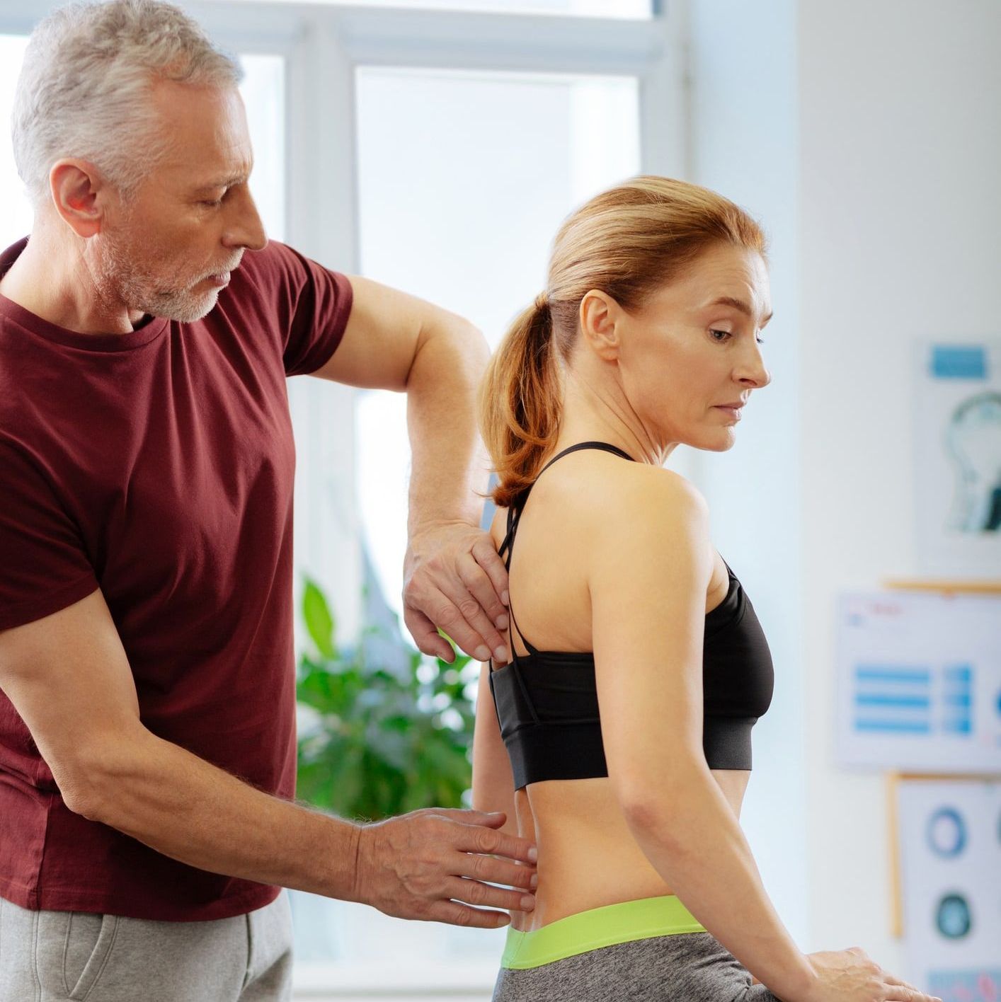 Training mit Gymnastikball - Krankengymnastik Hachenberg